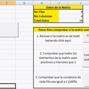 Programa para resolver Cadenas de Markov